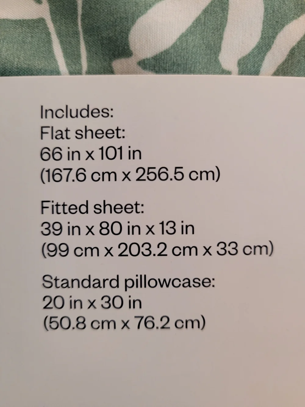 Room Essentials Floral Microfiber Bed Sheet Set - Sage & White Floral Pattern